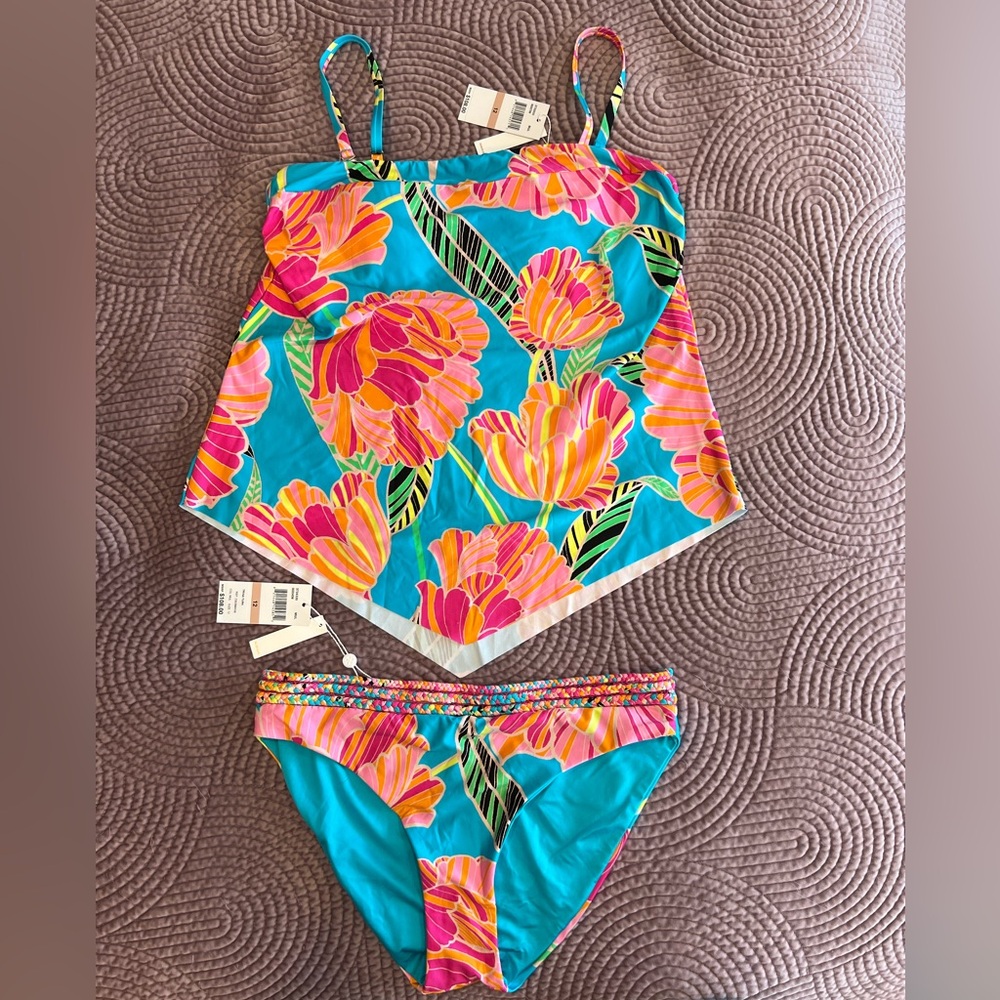 NEW WITH TAGS TRINA TURK TANKINI 12